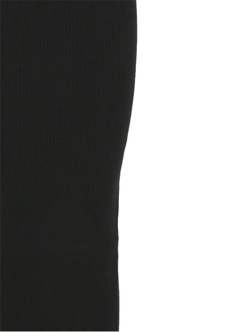 Black fine ribbed slip-on dress GIUSEPPE DI MORABITO | 03PFKN3210335899